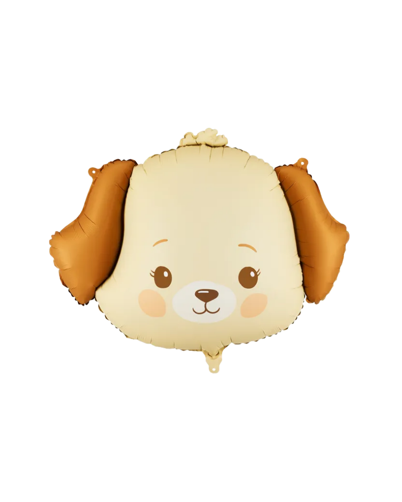 Puppy Dog Foil Balloon Filled with Helium