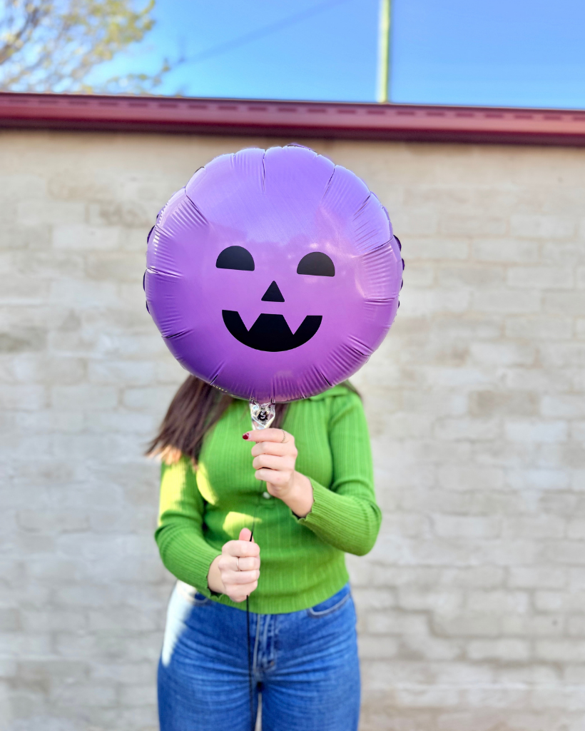 Foil Halloween Friend Filled with Helium