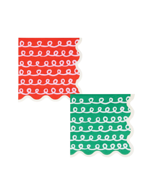 Frosting Cocktail Napkins