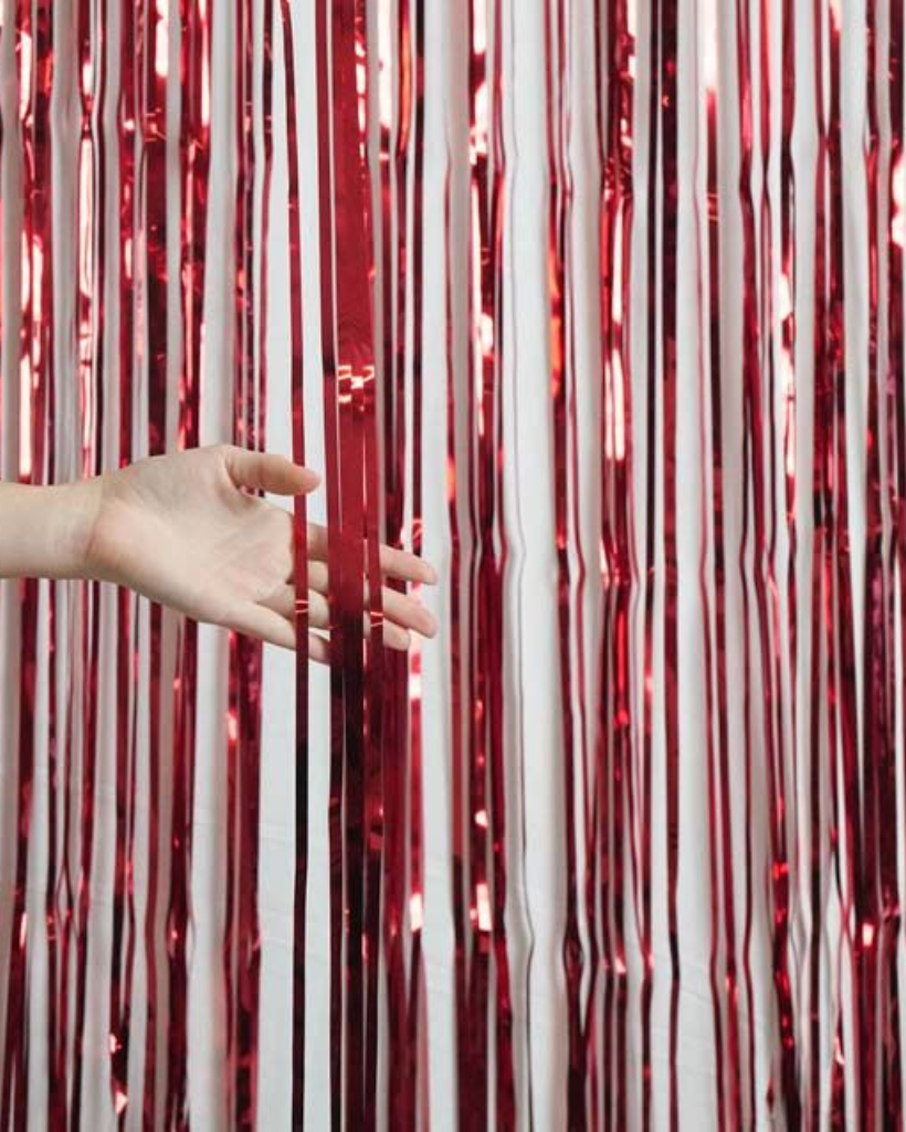 Red Foil Curtain