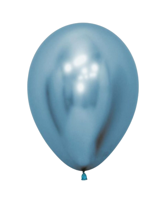 5 Flat Reflex Blue Standard Balloons