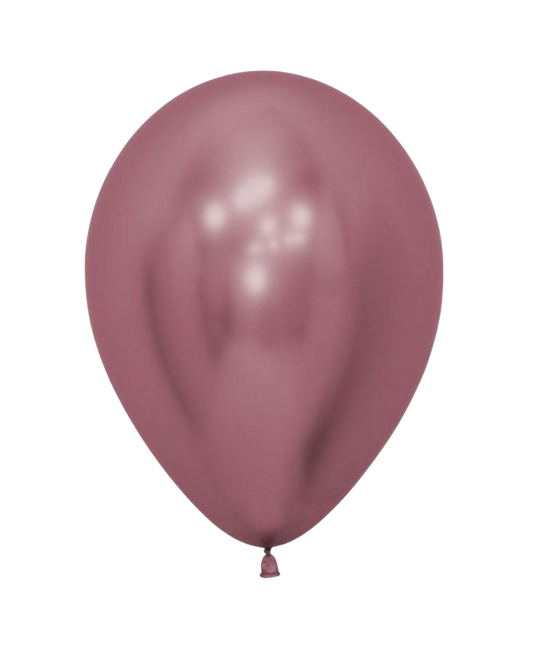 5 Flat Reflex Pink Standard Balloons