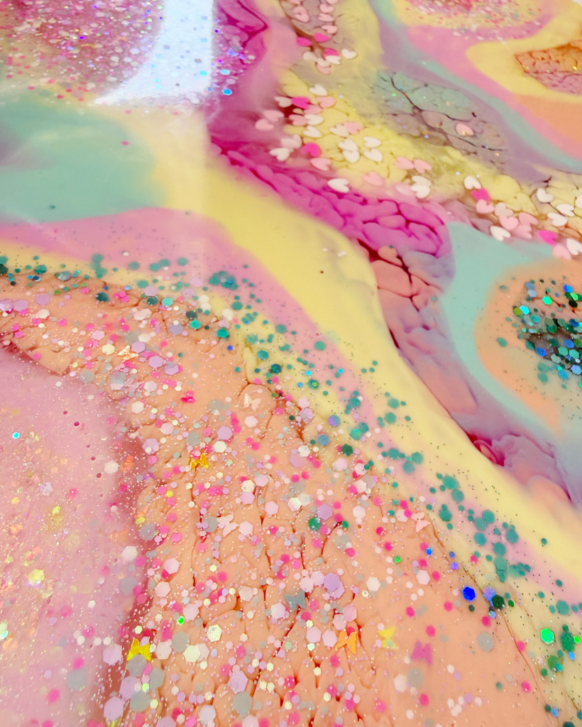 Pastel Neon Resin Platter