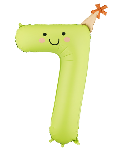 86cm Party Number Balloons (Flat)