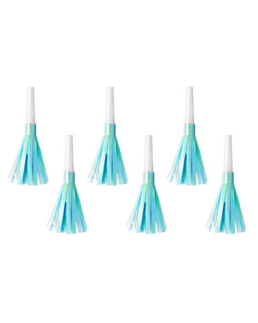 Sky-Blue Party Horns