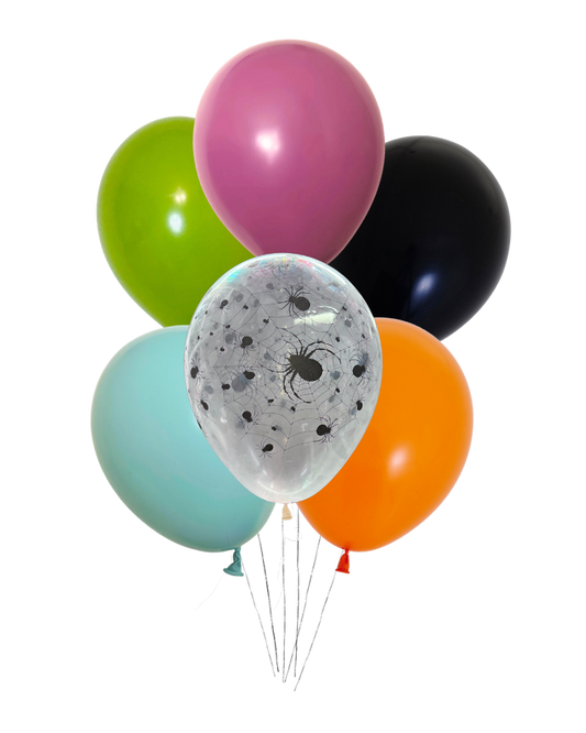 Small Halloween Balloon Bunch Filled with Helium
