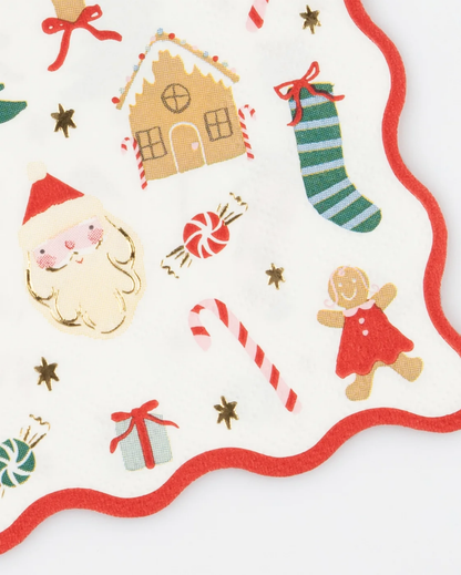 Jolly Christmas Small Napkins