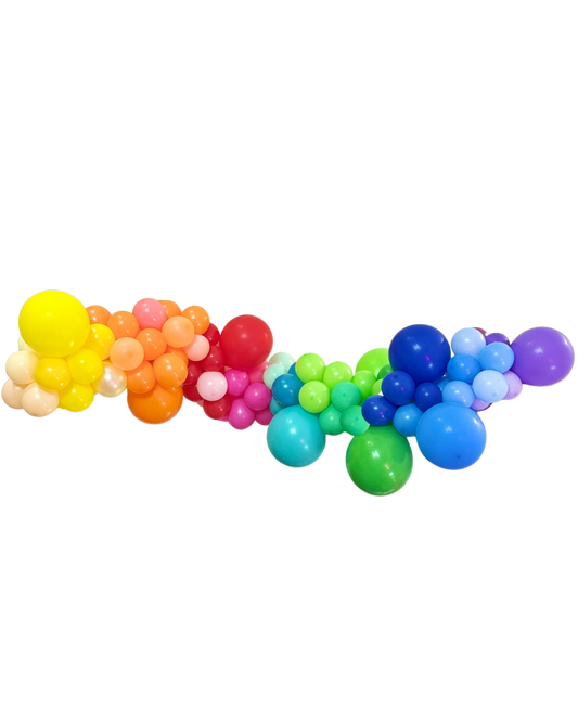 Small Rainbow Balloon Garland