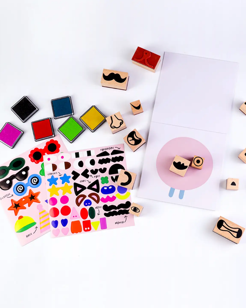 Cool Faces Stamp Kit