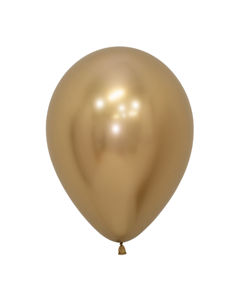 5 Flat Reflex Gold Standard Balloons