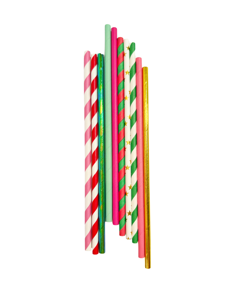 Christmas Straw Set