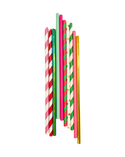 Christmas Straw Set