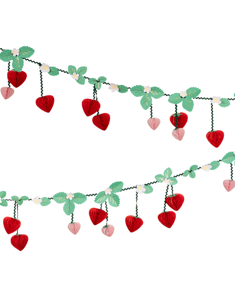 Strawberry Honeycomb Garland