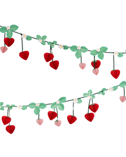 Strawberry Honeycomb Garland