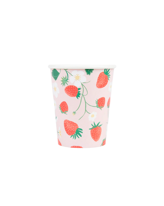 Strawberry Pattern Cups