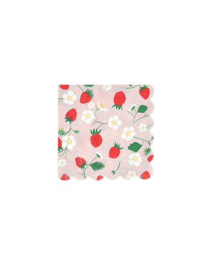 Strawberry Pattern Napkins