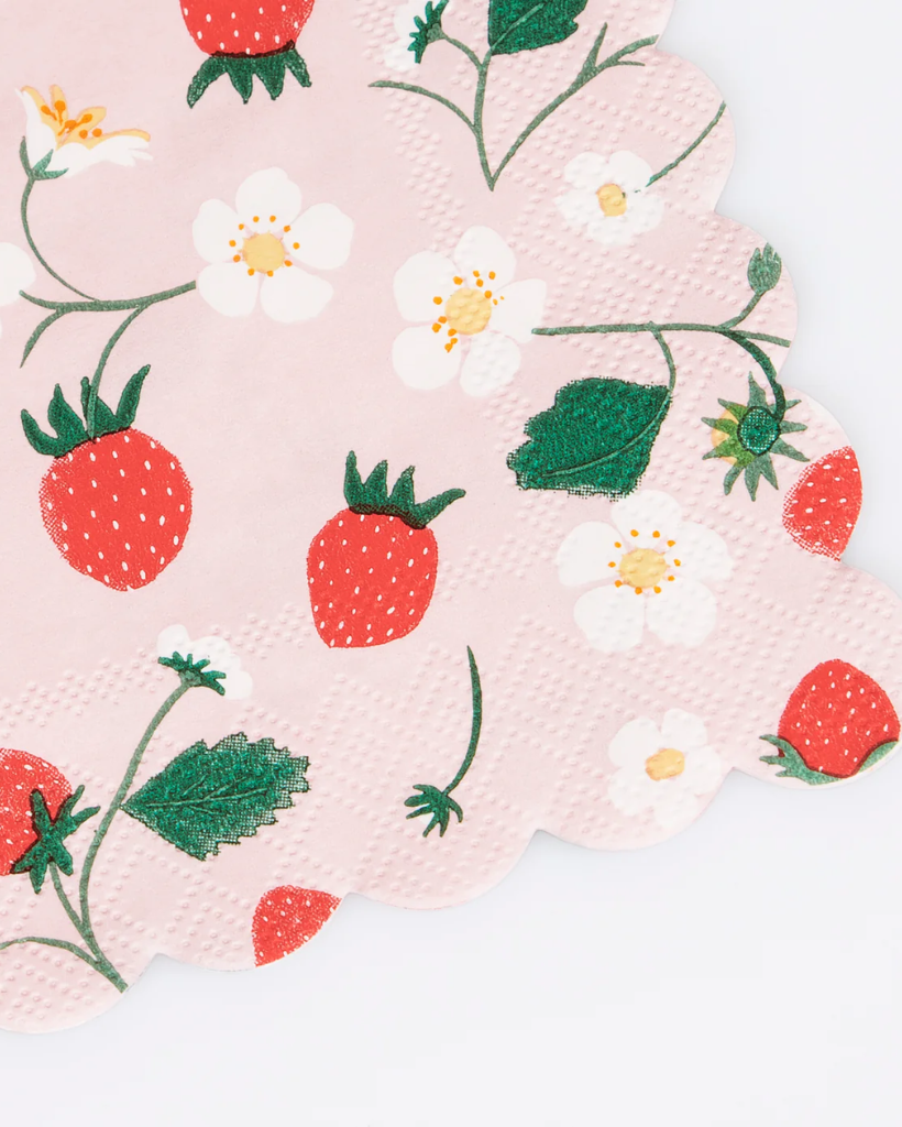 Strawberry Pattern Napkins