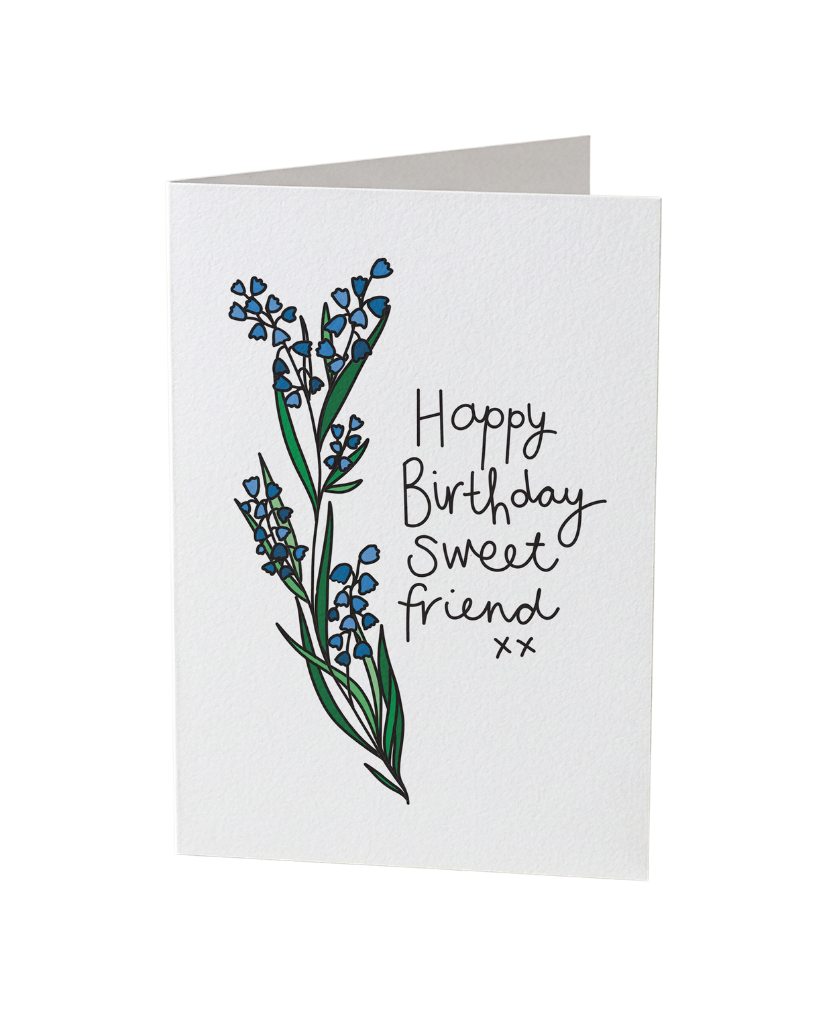 Happy Birthday Sweet Friend Card