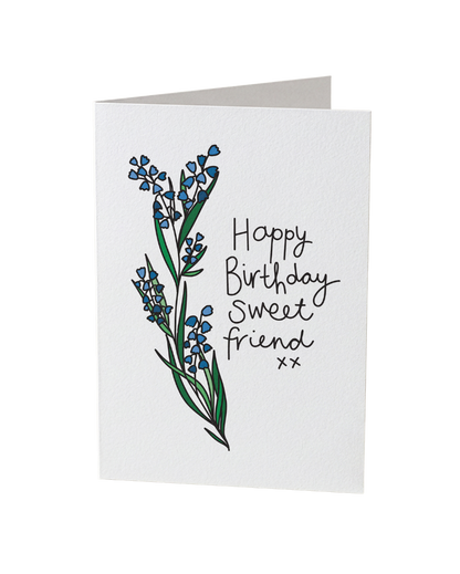 Happy Birthday Sweet Friend Card