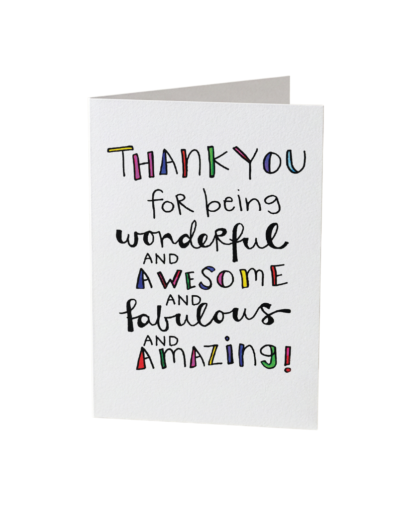 Thank You Awesome Card