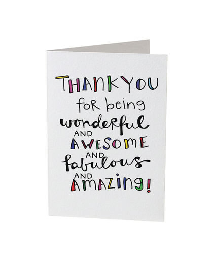 Thank You Awesome Card