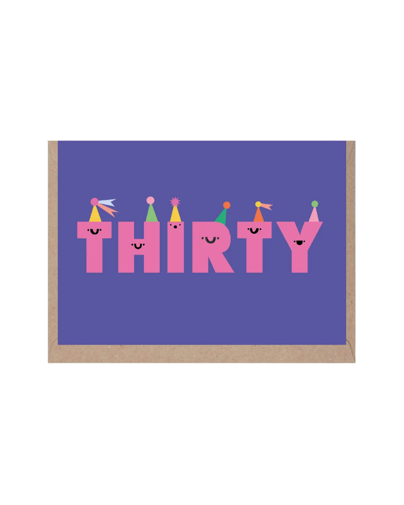 Age Thirty Card