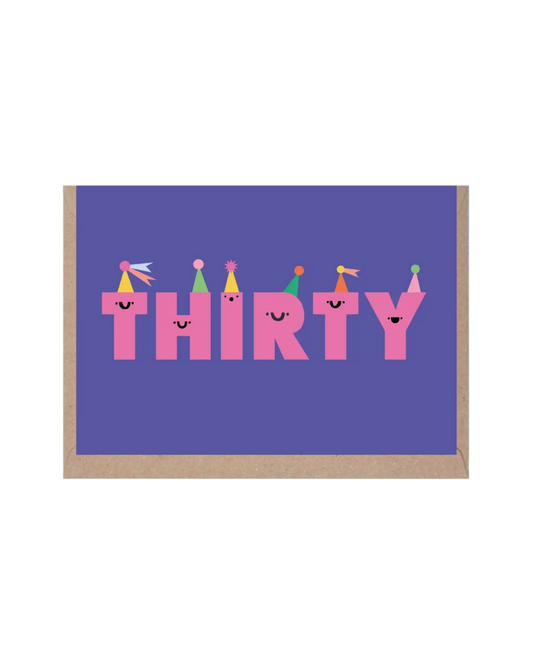 Age Thirty Card