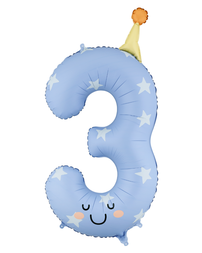86cm Party Number Balloons (Flat)