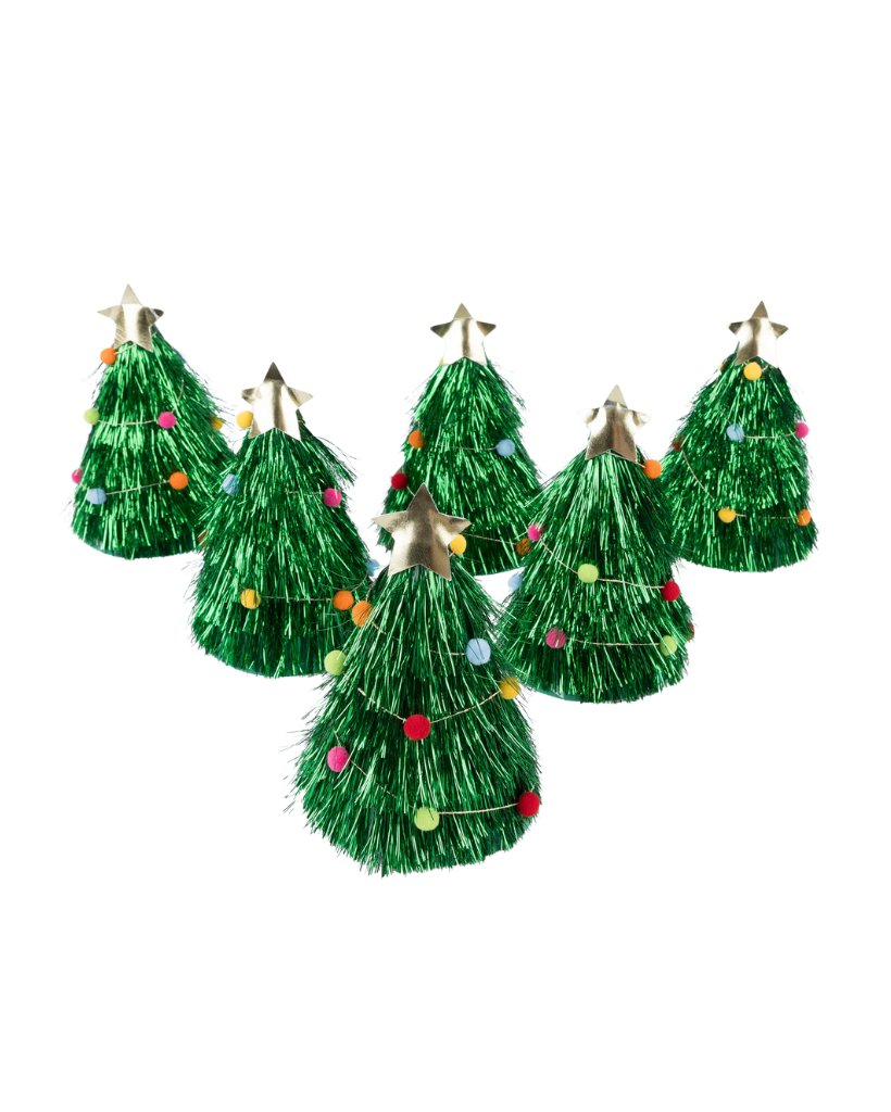 Tinsel Tree Party Hats