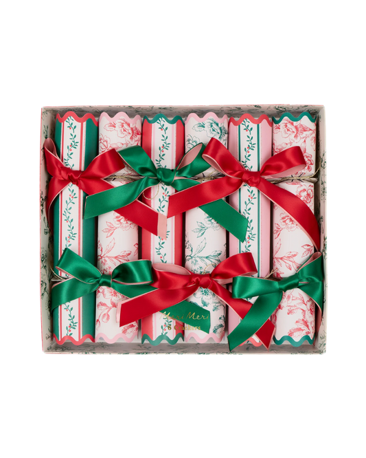 Toile De Jouy Christmas Crackers
