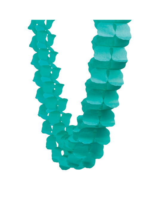 Turquoise Honeycomb Garland