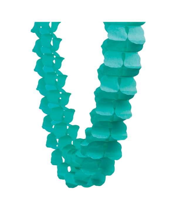 Turquoise Honeycomb Garland