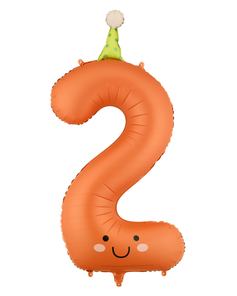 86cm Party Number Balloons (Flat)
