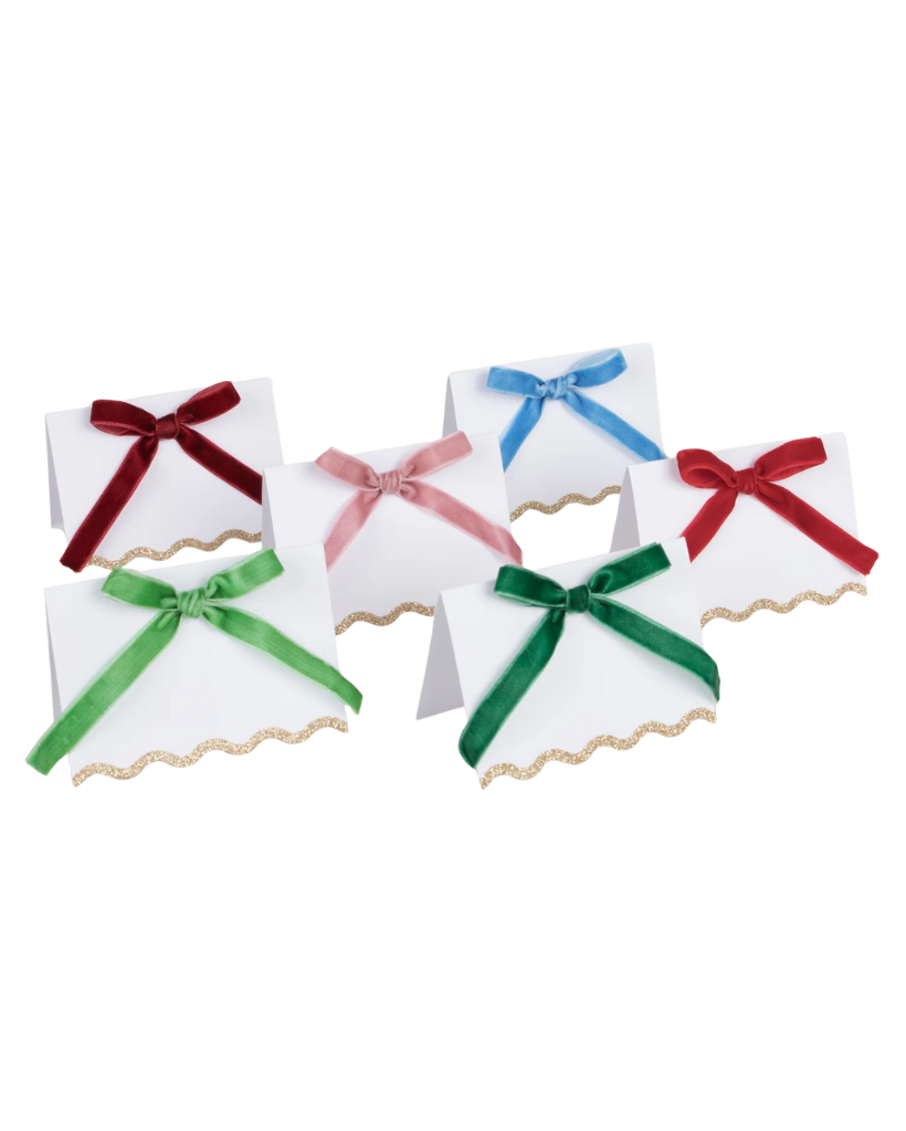 Velvet Bow Place Cards