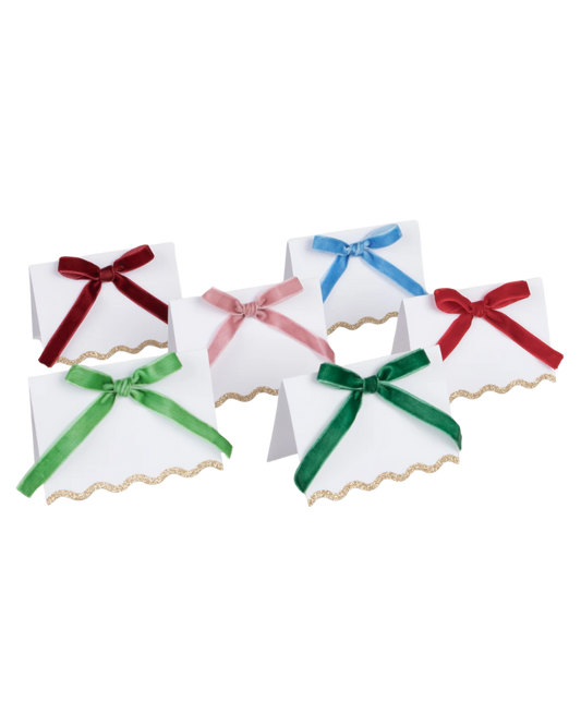 Velvet Bow Place Cards