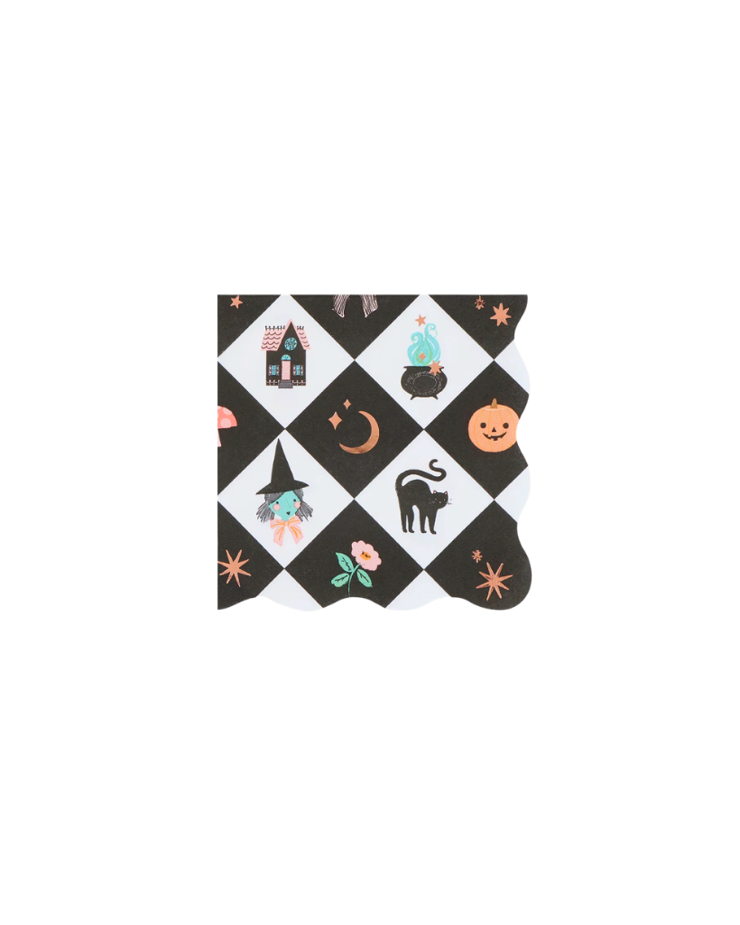 Patchwork Halloween Small Napkins