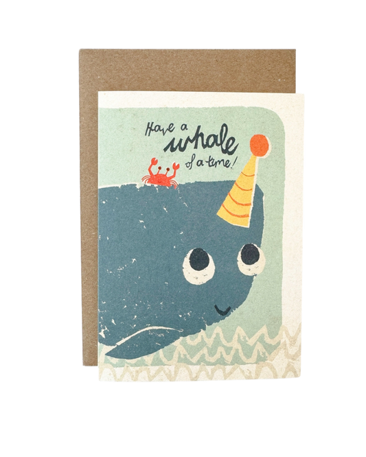 Whale Of A Time Card