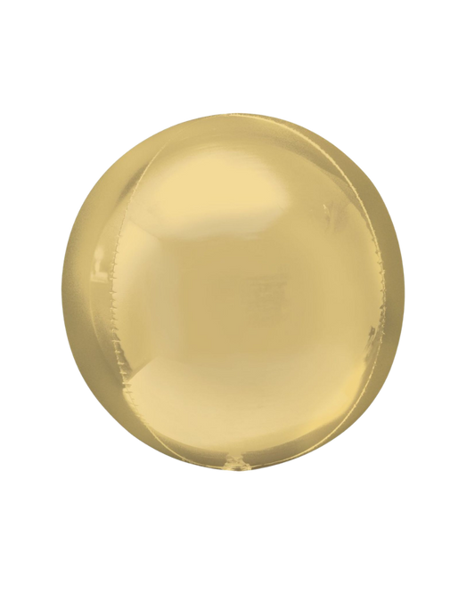 White Gold Orb Foil Balloon