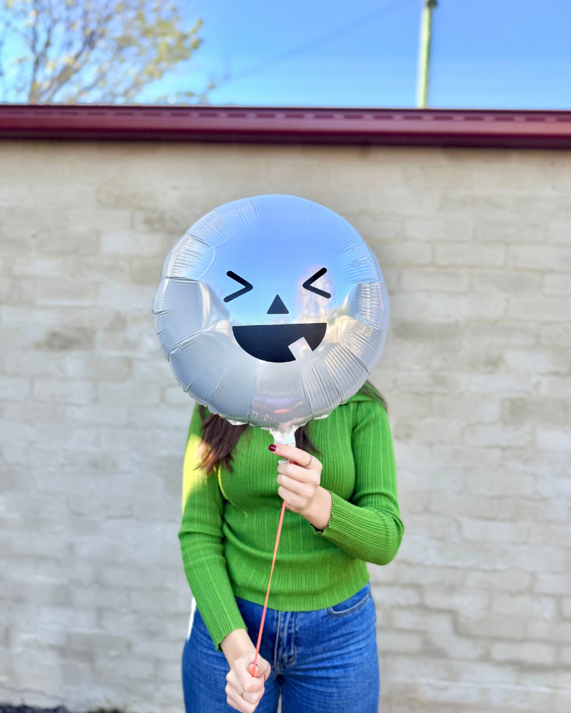 Foil Halloween Friend Filled with Helium