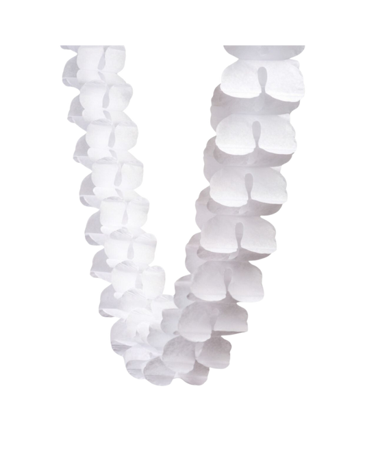 White Honeycomb Garland