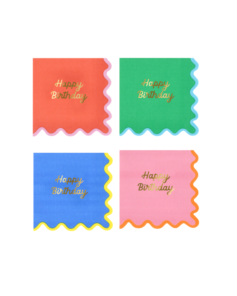 Wiggle Edge Small Napkins
