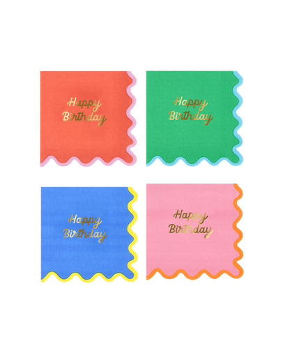 Wiggle Edge Small Napkins