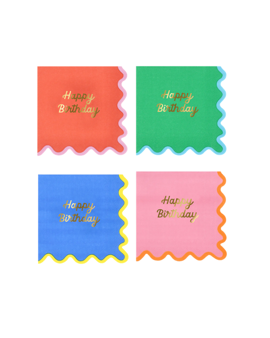 Wiggle Edge Small Napkins