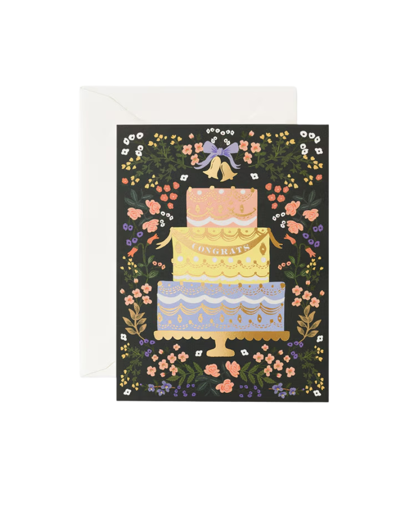 Woodland Wedding Cake Card