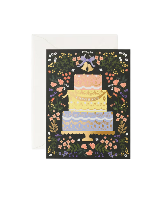 Woodland Wedding Cake Card