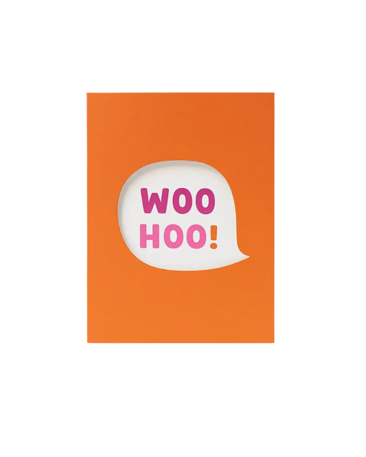 Die Cut Woohoo Card