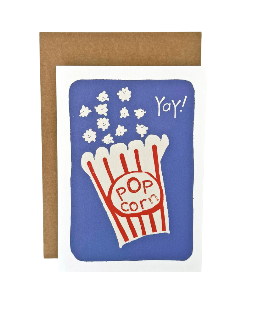 Yay Popcorn Card