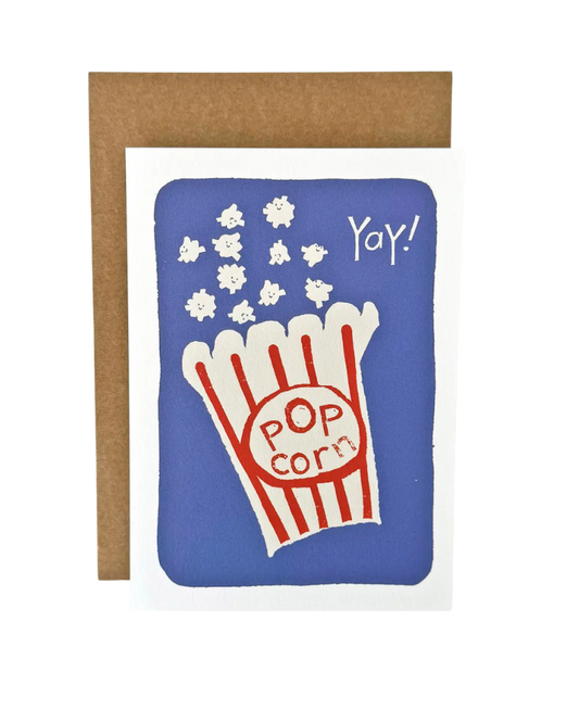 Yay Popcorn Card