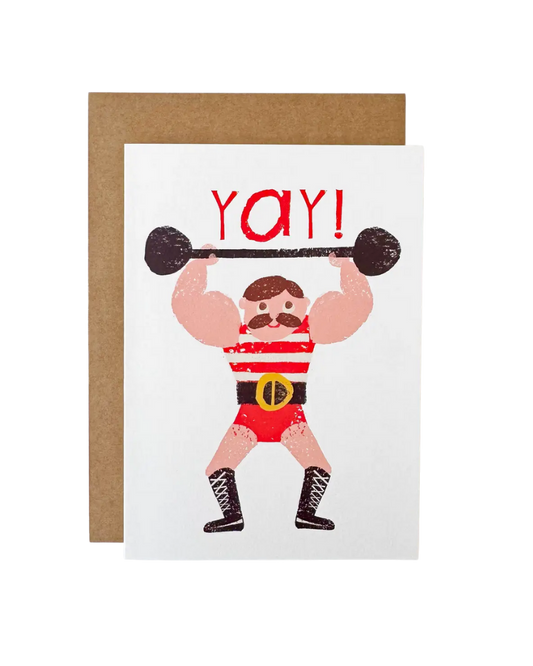 Yay Circus Strongman Card
