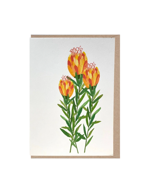 Yellow Trio Bloom Card